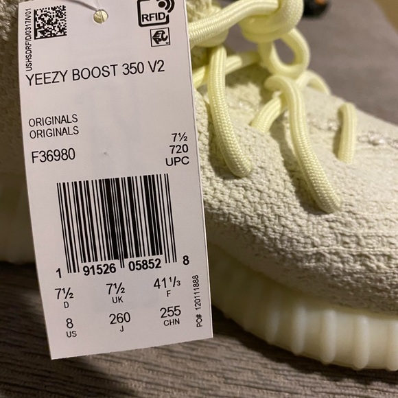 Yeezy Boost 350 V2 Butter Men Size 8 main image 6